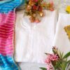 Gleaming White Kota Cotton Chikankari Outfit