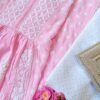 Captivating Baby Pink Modal Chikankari Anarkali Outfit