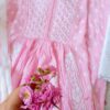 Captivating Baby Pink Modal Chikankari Anarkali Outfit