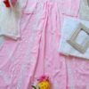 Captivating Baby Pink Modal Chikankari Anarkali Outfit