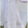 Tranquilizing White Gotta Patti Chikankari Outfit