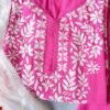 Dazzling French Pink Modal Chikankari Outfit