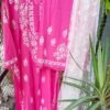 Dazzling French Pink Modal Chikankari Outfit