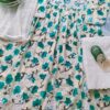 Pacifying Peacock Green Floral Chikankari Anarkali Outfit