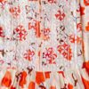 Awe Inspiring Red Orange Floral Chikankari Anarkali Outfit