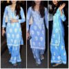 Charismatic Powder Blue Modal Chikankari Outfit