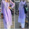 Imposing Mirror Lilac Purple Chikankari Outfit