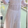 Evergreen White Lucknowi Chikan Anarkali Outfit