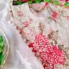 Blossoming Floral Multicolor Chiffon Chikankari Outfit