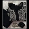 Classy Black Mirror Chiffon Chikankari Outfit