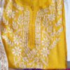 Blazing Yellow Kota Chikankari Outfit