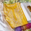 Blazing Yellow Kota Chikankari Outfit