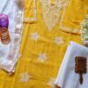 Blazing Yellow Kota Chikankari Outfit