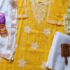 Blazing Yellow Kota Chikankari Outfit