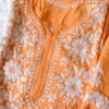 Pleasing Pastel Orange Modal Chikankari Outfit