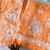 Pleasing Pastel Orange Modal Chikankari Outfit