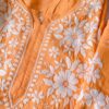 Pleasing Pastel Orange Modal Chikankari Outfit