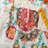 Summer Cool Off White Multi Embroidered Outfit