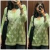 Calming Green Modal Chikankari Outfit