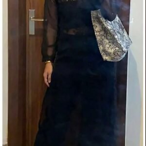 Bold and Classy All Black Chikankari Outfit