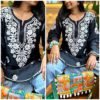 Remarkable Beautiful Black Modal Chikankari Outfit