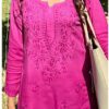 Magical Magenta Modal Chikankari Outfit