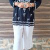 Outlandish Black Modal Chikankari Outfit