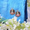 Antique Style Tanjore Raja Mutistone Earrings