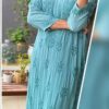 Glorious Pastel Green Muslin Chikankari Kurta