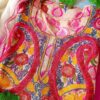 Blooming Pink Chanderi Multicolor Kashmiri Work Outfit