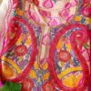 Blooming Pink Chanderi Multicolor Kashmiri Work Outfit