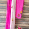 Blooming Pink Chanderi Multicolor Kashmiri Work Outfit