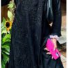 Attractive Royal Black Modal Chikankari Outfit