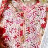 Charismatic Red Multicolor Modal Floral Chikankari Outfit