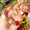 Exclusive Multicolor Lightweight Stone Kundan Necklace Set