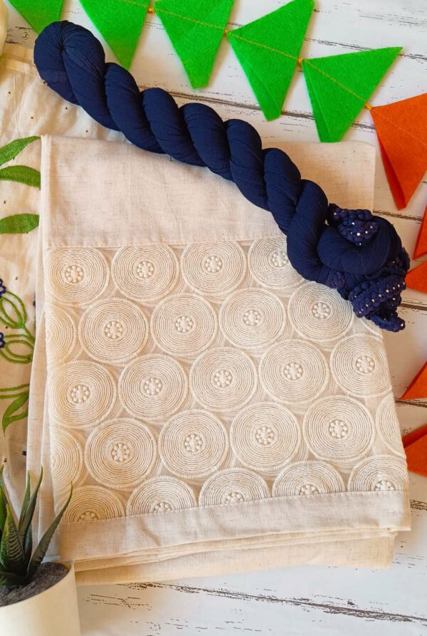 Summer Cool Off White Multi Embroidered Outfit