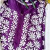 Dramatic Solid Purple Chikankari Outfit