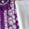Dramatic Solid Purple Chikankari Outfit