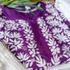 Dramatic Solid Purple Chikankari Outfit