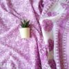 Easy Breezy Cotton Lavender Blockprint Outfit