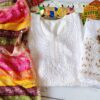 Dazzling White Multicolor Chikankari Outfit 15 Dazzling White Multicolor Chikankari Outfit