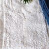 Poised White Chanderi Chikankari Outfit