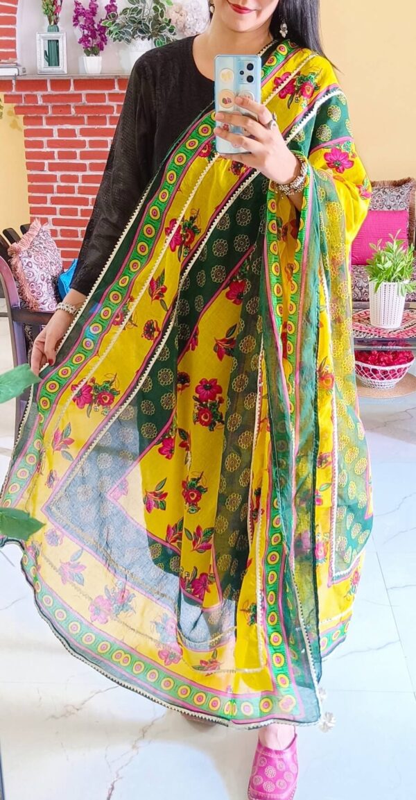 Eye Catching Black Multi Kota Chikankari Outfit