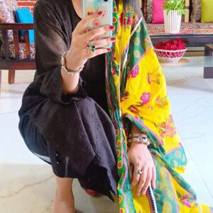 Eye Catching Black Multi Kota Chikankari Outfit