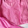 Dazzling Bubblegum Pink Chanderi Chikankari Outfit 12 Dazzling Bubblegum Pink Chanderi Chikankari Outfit