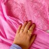 Dazzling Bubblegum Pink Chanderi Chikankari Outfit 14 Dazzling Bubblegum Pink Chanderi Chikankari Outfit