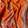 Stunning Burnt Orange Embroidered Kurta Set with Matching Dupatta
